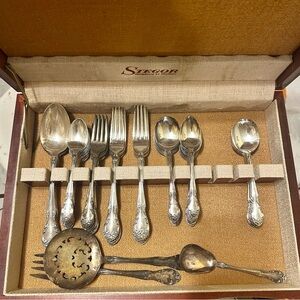 Sterling Silver Flatware Set by Gorham Stegor